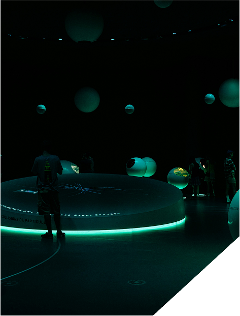 Dark automotive manufacturing scene